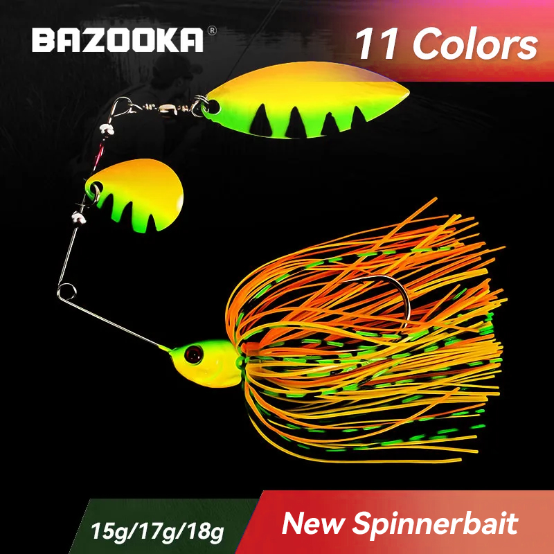 Bazooka 15g 18g Spinnerbait Fi - Fishing Lure Jerkbait 评论和价格