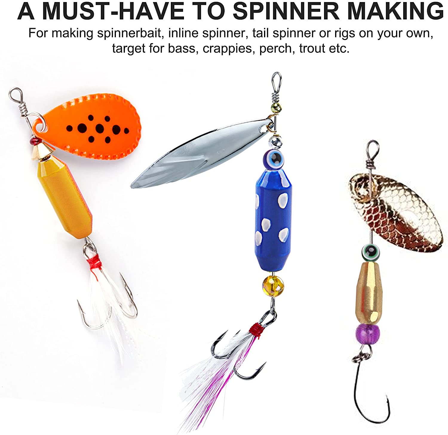10pcs Fishing Brass Spinner Lu - Fishing Lure Accessories 评论和价格