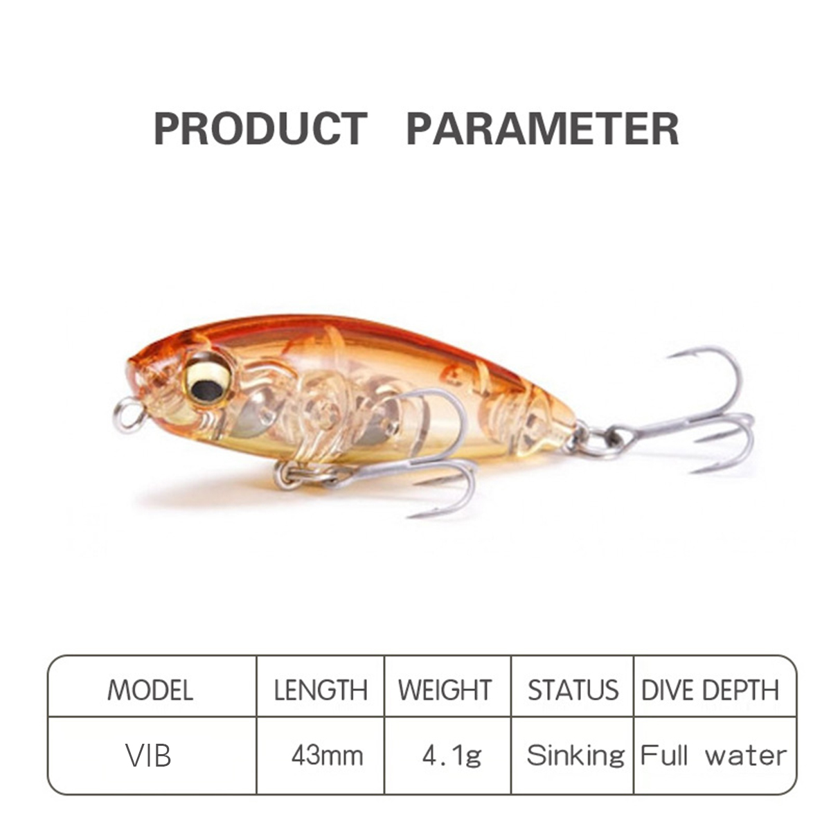 4.3cm 4.1g Fishing Lure Mini M - Fishing Lure Jerkbait 评论和价格