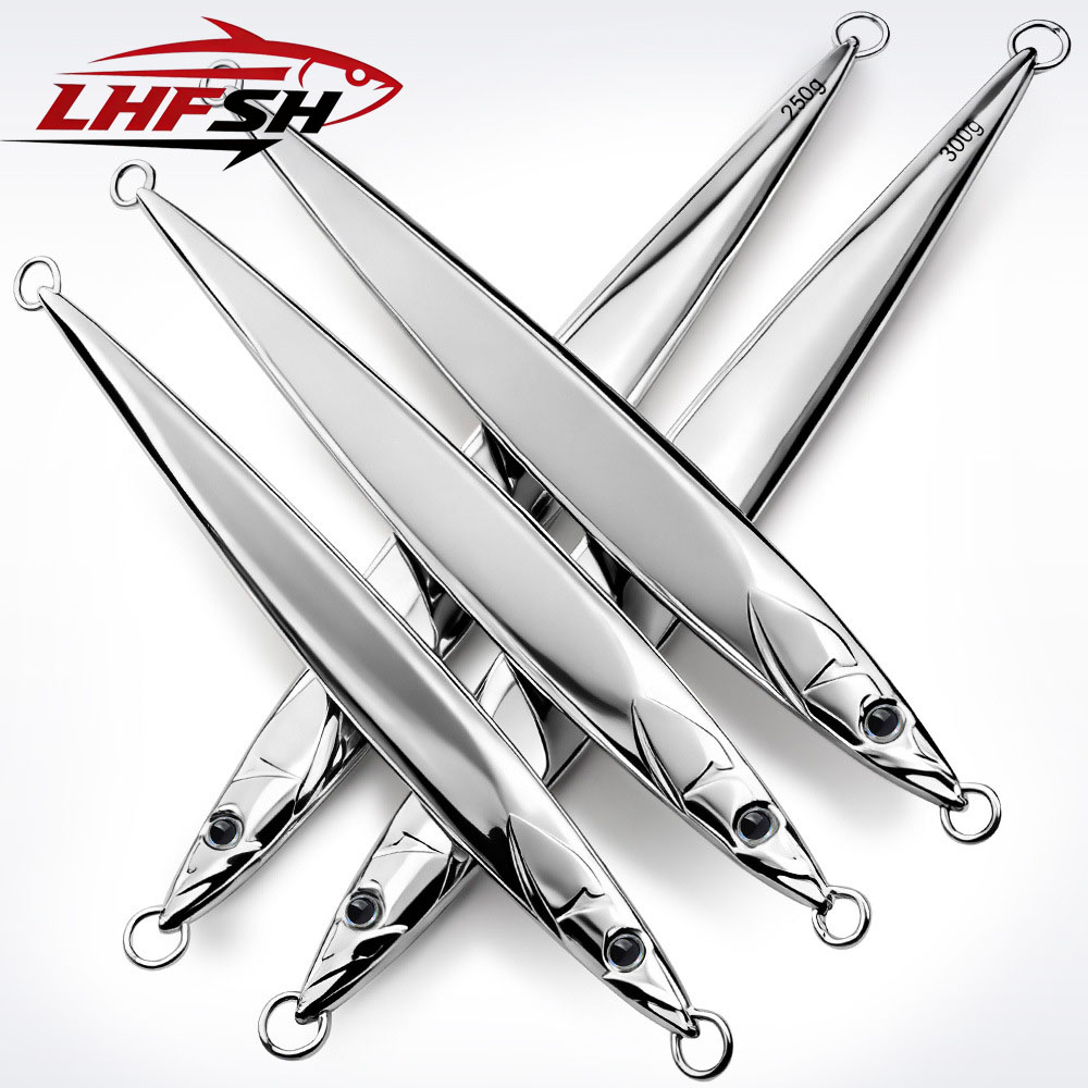 LHFSH 180g-300g Metal Jigging  - Fishing Lure Spoon 评论和价格
