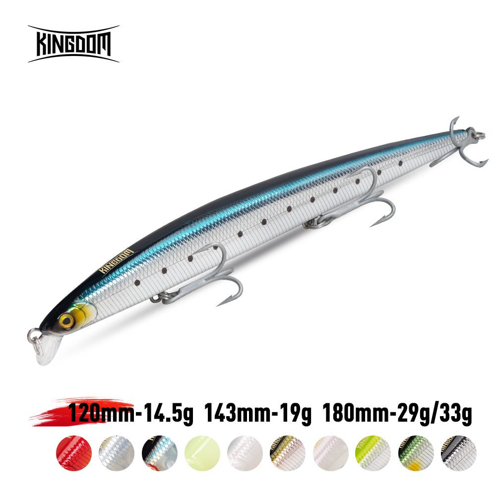 Kingdom Long Casting Fishing L - Fishing Lure Jerkbait 评论和价格