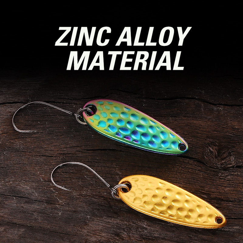 12pcs Zinc Alloy Metal Spoon L - Fishing Lure Spoon 评论和价格