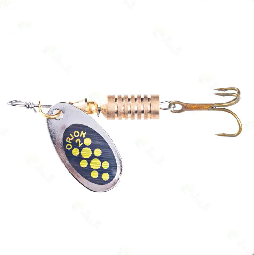 1PCS Metal Plating Spinner Bai - Fishing Lure Spoon 评论和价格