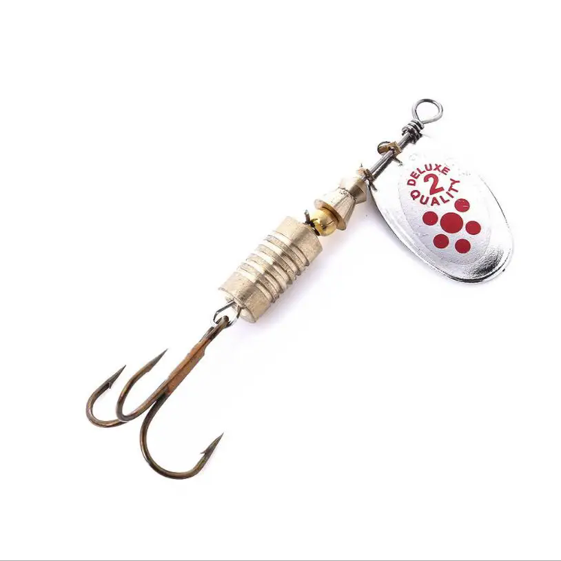 1PCS Metal Plating Spinner Bai - Fishing Lure Spoon 评论和价格