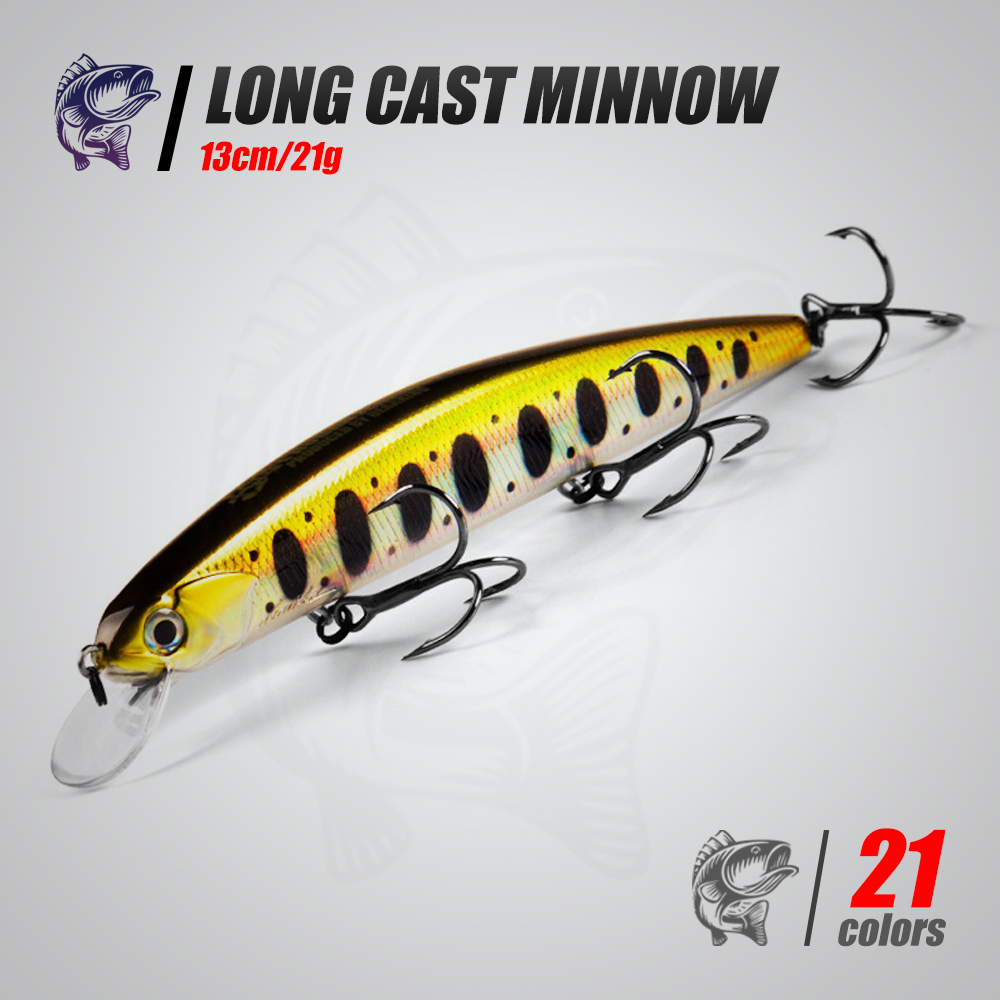 1pcs 13cm/21g Long Cast Suspen - Fishing Lure Jerkbait 评论和价格